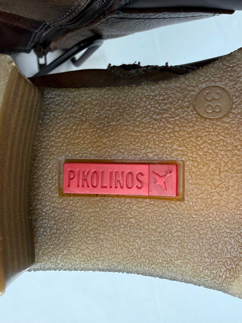 Pikolinos Zaragoza W9H-8768 Patchwork Leather Lace-Up Ankle Boots Booties SZ 38 - Picture 14 of 16